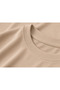 Women's Beige Oversize Heart Balloon “Let It Go” Printed 100% Cotton T-Shirt Tracksuit Set - 2