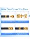 MuSylonz 4Pcs Heavy Duty Hose Connector Set, 1/2" And 3/4" 2-in-1 Solid Stainless Steel Quick Connec - 4