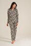 Women's Cream Shirt Pajama Set Pc9301-S-V1 - 8