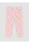 Lcw Kids Pink Elastic Waist Polka Dot Girls' Tights - 2