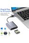 قارئ بطاقات CFexpress من النوع B عالي السرعة USB 3.2 Gen 2 بسرعة 10 جيجابت في الثانية مع محول ثنائي المنفذ USB-C و USB-A - 5