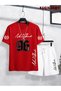 Men's Cotton Oversize New York 96 Graphic Printed Crew Neck Casual T-Shirt - 2
