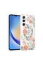Galaxy A24 Case Flower and Bow Pattern with Camera Raised Omsy Premium - 5