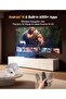 Smart Projector with 4K Support, Portable Projectors with Wifi6 and BT5.4 - 3