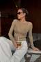 Varaklı Long Sleeve Transparent Blouse