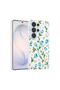 Galaxy S25 Ultra Case Floral and Bow Pattern Camera Raised Vrdr Premium
