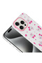 iPhone 15 Pro Max Case Floral and Bow Pattern with Camera Raised Lckc Premium - 7
