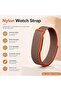 حزام نايلون متوافق مع Fitbit Air، حزام بديل قابل للتنفس مع مشبك آمن، خفيف الوزن - 2