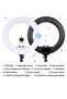 21 LED Soft Ring Light with 3 Mobile Phone Holder 3 Mode Light With Ring Light Tripod Stand - 5
