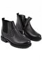 Men's Fur Lined, Non-Slip Rubber Sole, Zippered and Elastic Detailed, Guaranteed Black Winter Boots