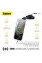 Wireless Car Phone Holder - 15W Fast Wireless Charger, MagSafe Compatible, 360° Rotation, Strong Suction Mount, One-Hand Operation, USB-A to Type-C Cable Included - 2