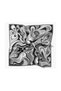 Twill Silk Scarf Retro Paisley Black - 6