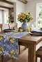 Runner Lemon Patterned Stain-Resistant Thick Tok Upholstery Fabric Waterproof Does Not Fade Has a Fabric Backing 40 X 140 Runs through the Country House Bohemian French Style