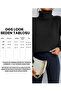 Women's Coffee-Beige 2-Pack High-Neck Oversize Knitwear Sweater Ribbed Flowy Soft Textured Cotton Turtleneck - 2