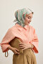 Twill Silk Scarf Retro Paisley Green - 5