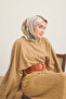 Twill Silk Scarf Retro Paisley Dark Green - 4