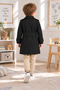 Boy's Trench Coat with Belt, Double Breasted, Stylish Seasonal Coat with Pockets - 3