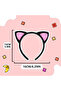 Special Edition Soft Costume Party Accessory Cosplay Flexible Stylish Cute Fluffy Cat Ear Crown 17X15 cm - 3