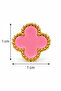 Stainless Steel Four-Leaf Clover Earrings – 1 cm Stud Earrings - 2