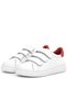 Rakerplus 4003-Bek White-Red 100% Genuine Leather Boys' Casual Sports School Shoes - 4
