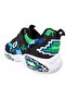 Children's Craft Style Sneaker with Circular Straps, Thick Soles, Pixel 3D Pattern - 4