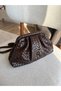 The Moi̇ss Mini Burslu Trend of the Moment: Knitted Detailed Quilted Messenger / Clutch Bag |   Elegance with Shoulder Straps - 4