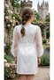 Girl's Balloon Sleeve Transparent Detailed Latest Spring Casual Dress - 2