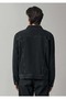 M0110273 Jeans Denim Jacket Men's Jacket Black - 6