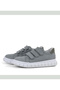 Rakerplus 4003-Ggr Gray White Tbn 100% Genuine Leather Boys' Daily Sports School Shoes - 2