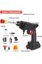Portable Cordless Pressure Washer With Two Battery Multicolour - 2