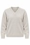 Basic Oversized V-Neck Soft Textured Knitwear Sweater Aw25Kz0128 - 2