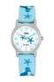 Kids Unisex Analog Quartz Watch V23A-002VY, Light Blue Sea Animal Pattern