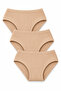 Women's Camisole Bamboo Bato Panties 3-Pack High Waist 94% Bamboo 6% Elastane Flexible Comfortable