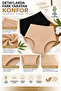 Women's Camisole Bamboo Bato Panties 3-Pack High Waist 94% Bamboo 6% Elastane Flexible Comfortable - 8