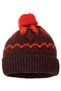 Women's Patterned Pompom Knitted Winter Beanie - 4