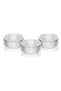 Rivoli - 3-Piece Glass Dessert Bowl, Snack Bowl, Candy Bowl, Breakfast Bowl 10 cm - 4