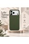 iPhone 17 Pro Max Compatible Velvet Inside Stain-Resistant Matte Soft Silicone Launch Case