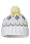 Women's Patterned Pompom Knitted Winter Beanie - 8