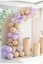 Lavender Dream 20-Piece Balloon Set Macaron Lilac Sea Sand Transparent Silver Sequin Birthday Party Decoration - 2