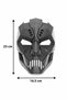 Halloween Futuristic Skeleton Cosplay Mask Accessory - 2