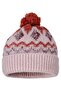 Women's Patterned Pompom Knitted Winter Beanie - 8