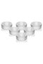 Rivoli - Set of 6 Glass Dessert Bowls, Snack Bowls, Candy Bowls, Breakfast Bowls, 10 cm - 4