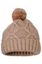 Women's Pompom Hair Braided Metallic Thread Knitwear Winter Beanie - 4