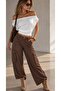 White Ultra Soft Premium Fabric Fitted Flexible Crop Top Blouse - 2