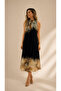 Italian Mink Patterned Silk Dress