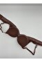 Brown Self-Textured Supported Underwire Bra - Nail Polish Is a Gift - 2