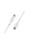 بيلكن كيبل BoostCharge من USB-C إلى Lightning للآيفون والآيباد بطول 2 m أبيض، شحن سريع PD ونقل بيانا - 2