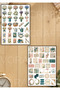 280 Pieces Vintage Sticker Book 8 Pages A5, Agenda Journal Scrapbook Planner Stb00002 - 5
