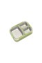 Vgn12171 Square 3 Compartment Lunchbox Green - 2