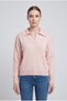 Buttonless Polo Collar Women's Sweater